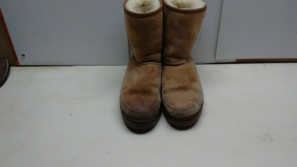 Women’s Ugg Brown Suede Ankle Boots Size 8.5 Winter Cold Weather WOMEN main image 2