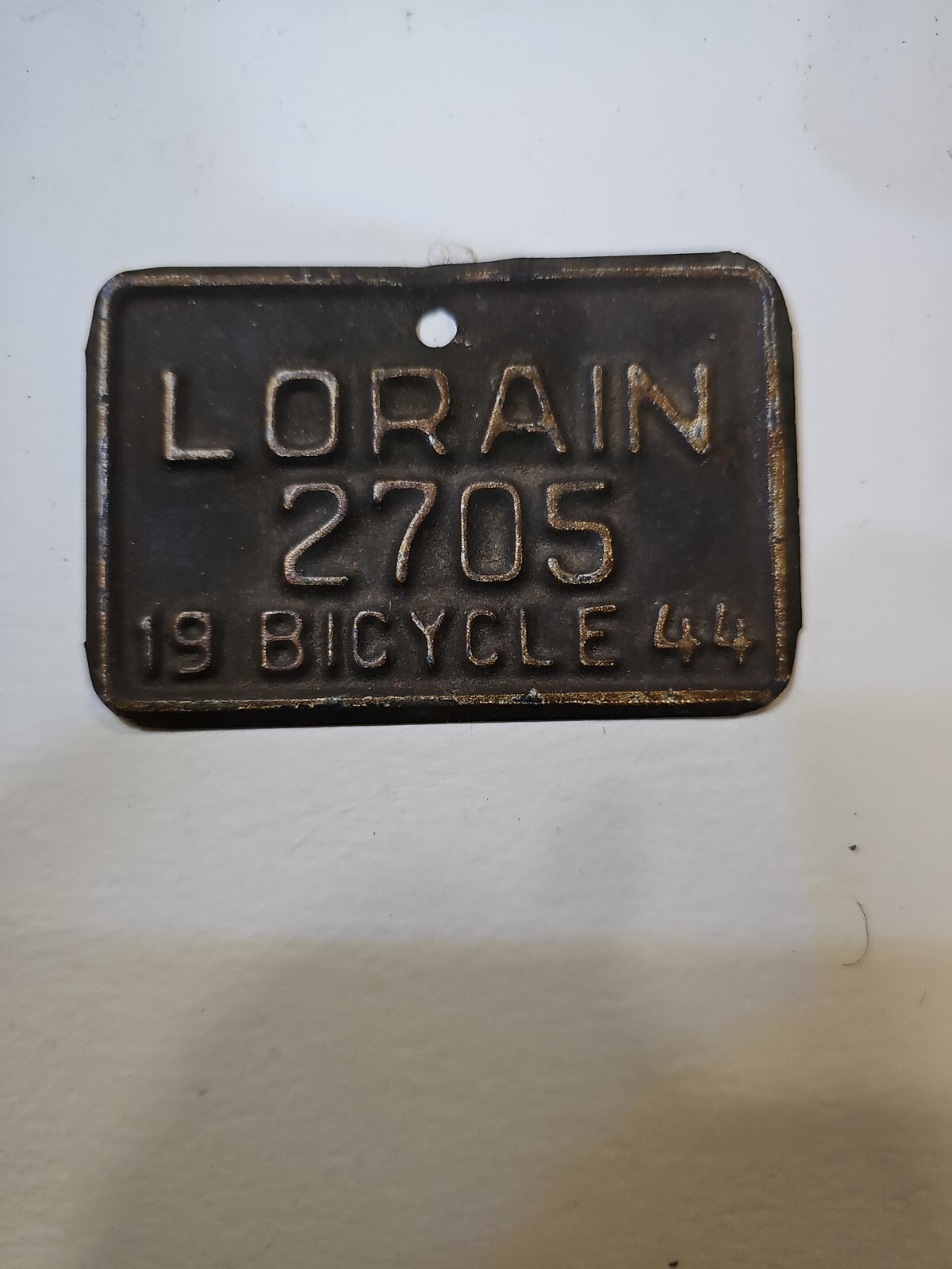 1944 Lorain Ohio Bicycle License Plate eBay