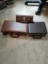 Vintage Cassette Tape Storage Briefcase Lot of 3 Briefcases
