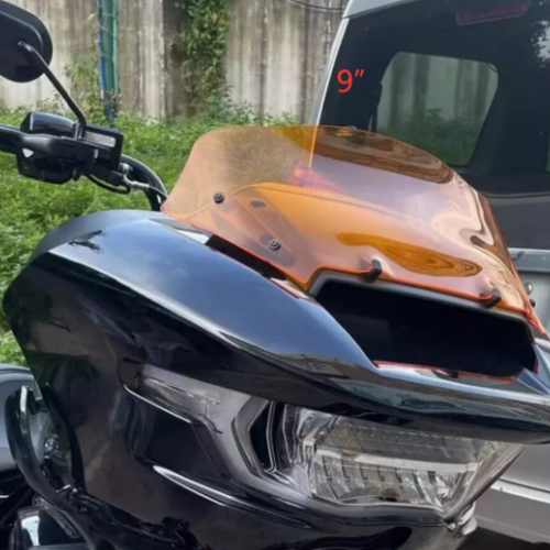 9" OrangeWindScreen Windshield For Harley Road Glide CVO/SE FLTRXSE 2023-2024 - Picture 7 of 8