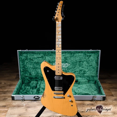 Fano PX6 Alt de Facto Maple Neck Lollar FB/Mini HB Guitar – Butterscotch Blonde