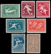 Bulgaria 224/30 1931 Balkan Games in Sofia MNH