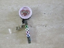 ID BADGE RETRACTABLE REEL ,HEART,NURSE,MEDICAL,PEDIATRIC,ICU,ER,NICU