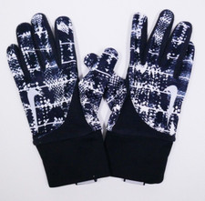 Nike Women's Printed Element Thermal 2.0 Run Gloves Medium Black/White