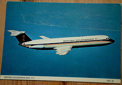 43751 AK British Caledonian Boeing BAC 1-11BAC 500 Airport Flugzeug Flightplane