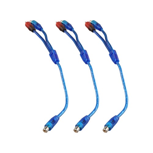 Practical Y Splitter 1 Femmina A 2 Maschio 30cm Accessorio Audio Auto Ricambio - Bild 10 von 41