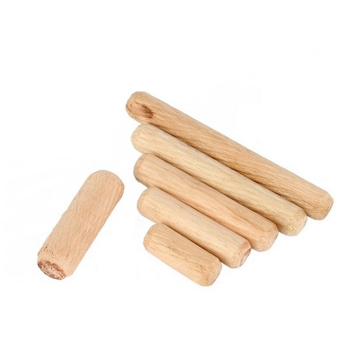 M5M6M8M10M12 Round Fluted Wood Craft Hardwood Dowel Pins Furniture Wooden Dowel - Picture 6 of 14