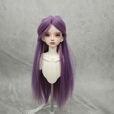 1/6 1/3 1/4 BJD Doll Wig SD BJD Doll Cute Synthetic Purple Wig Cosplay Doll Wig