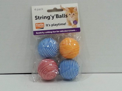 Cadena /'y/' bolas Cat Toy 4pk