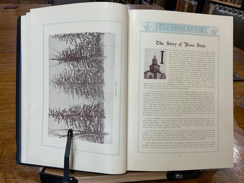 1916 La Vie, Penn State College Yearbook for Academic Year 1915-1916, w/ Photos - Picture 5 of 24