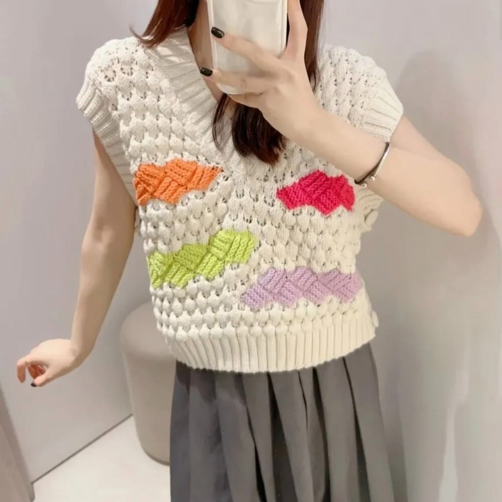 ZARA WOMEN COLORBLOCK KNIT VEST MULTICOLOR S M NWT | eBay ZARA WOMEN COLORBLOCK KNIT VEST MULTICOLOR S M NWT | eBay