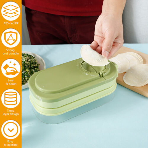 Dumpling Maker with Storage Box Multifunctional Dumpling Maker Press Set teOyq