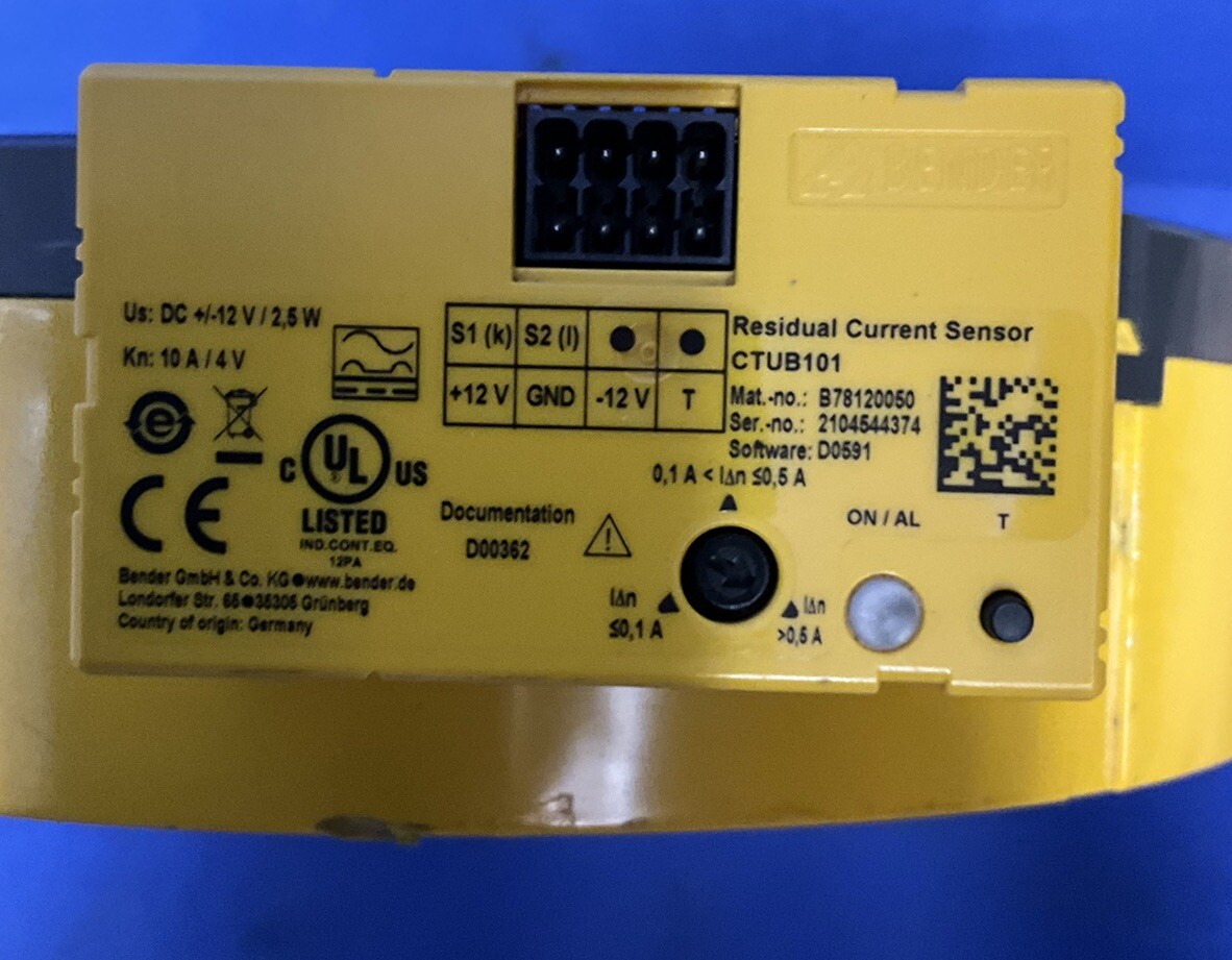 Bender & Co. Measuring and Residual Current Sensor 2104544374🟦 - IMCA