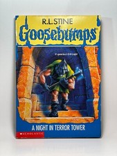 9th Print #27 A Night In Terror Tower Goosebumps Book RL Stine Original Series