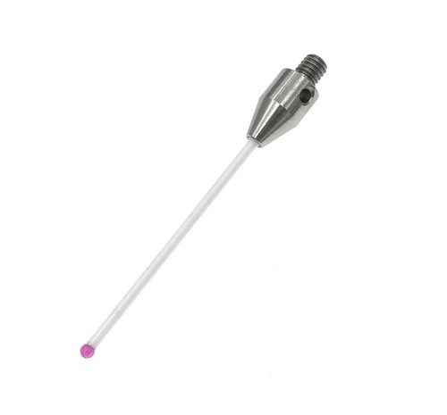 Cmm Touch Probe Stylus Ceramic Stem M4 Thread 2mm Ruby Tip 50mm Long A-5003-4797 - Picture 1 of 3
