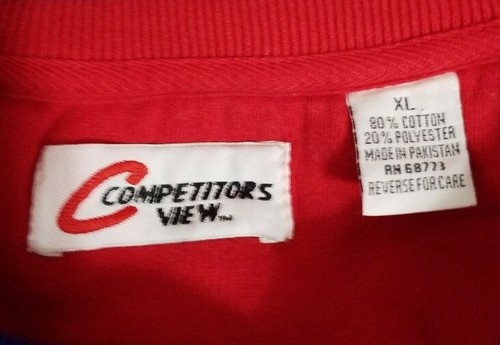 Competitors View Jeff Gordon 24 Crewneck Sweatshirt Size XL Red Blue Nascar Race - Picture 7 of 8