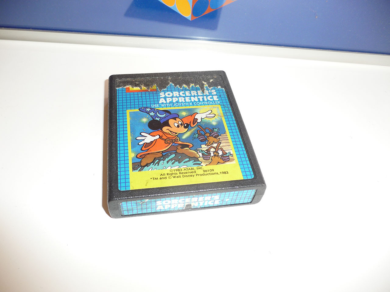 sep28--- Jeu vidéo Jouet Vintage ATARI 2600   MICKEY SORCERER'S APPRENTICE