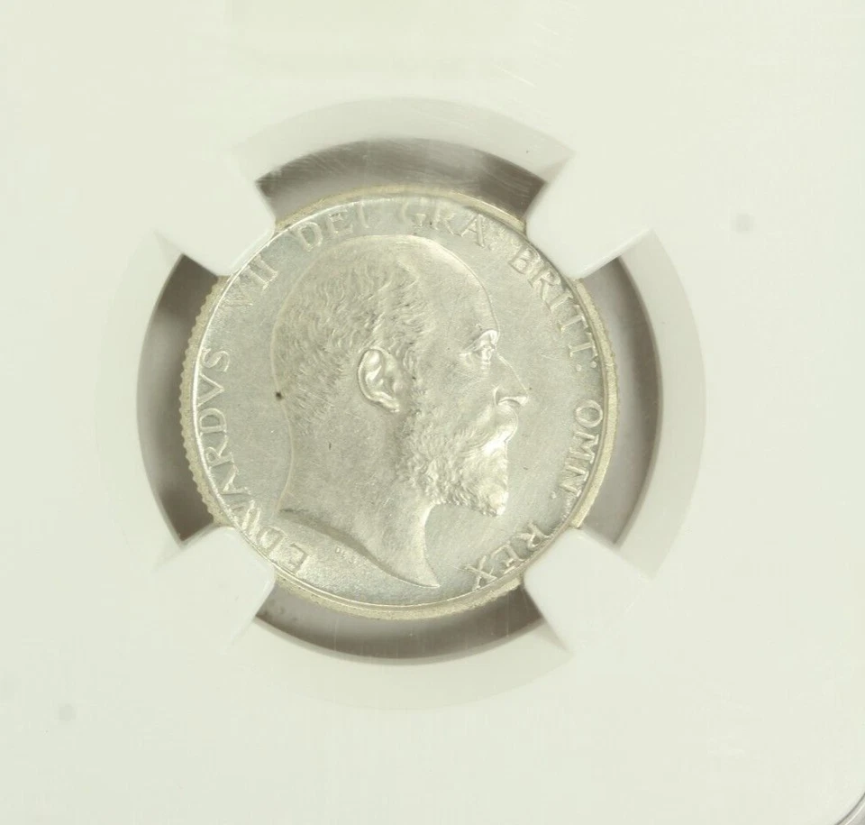 1907 Great Britain 1 Schilling  : NGC PF62 Matte Proof - Image 3 of 4