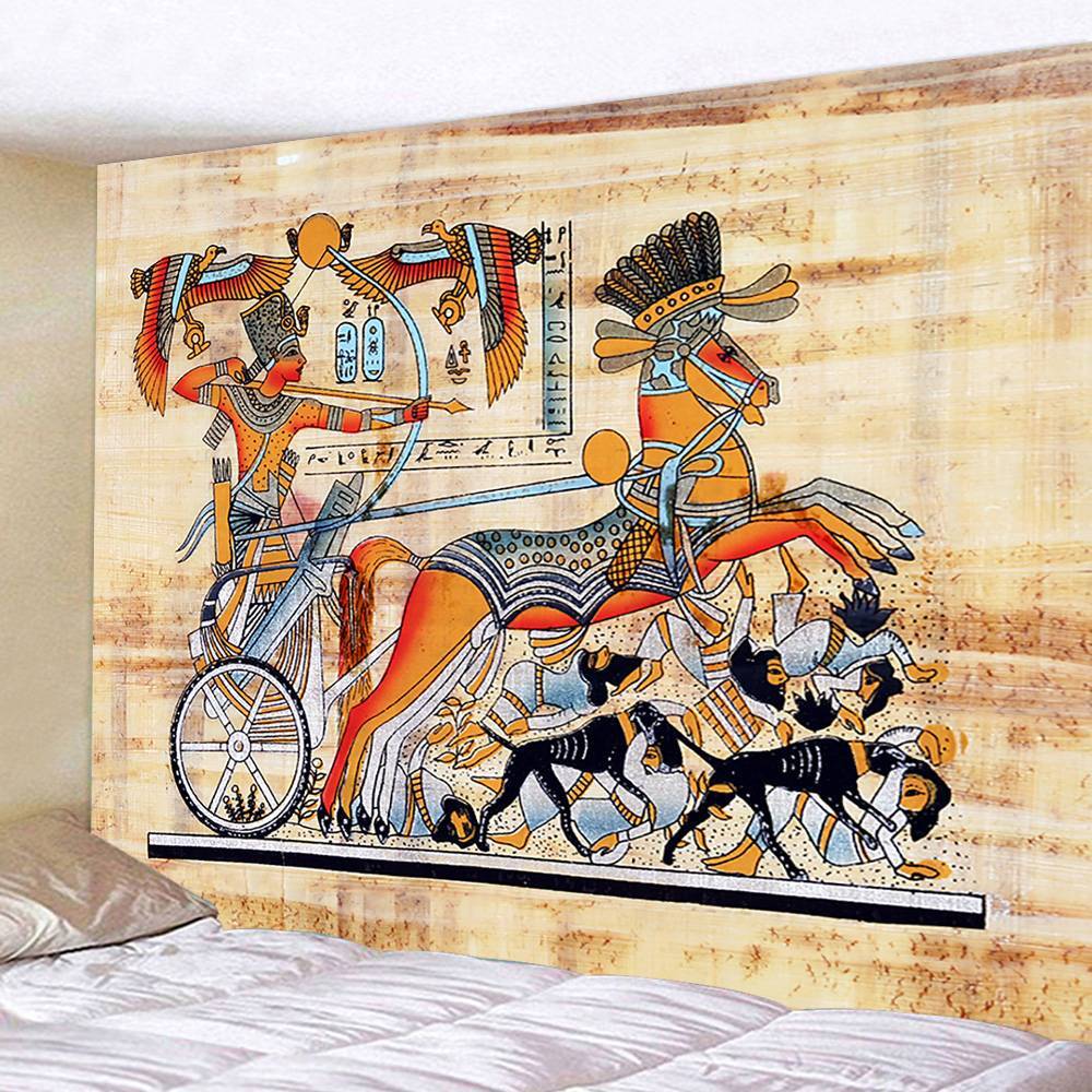 Eagle Pharaoh War Tapestry Wall Hanging Large Fabric Ancient Egypt Room ...