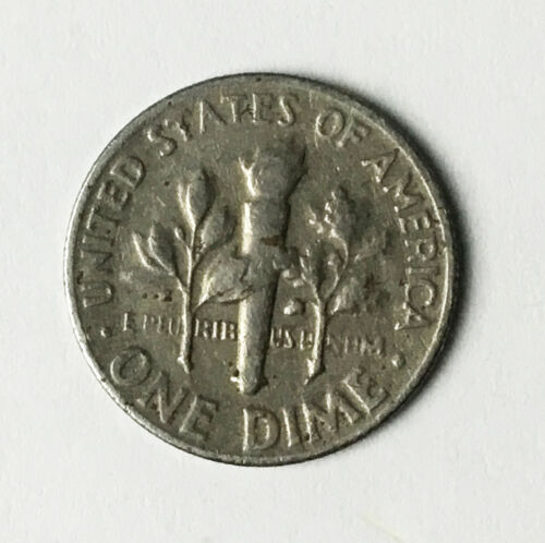 1967 USA Roosevelt Dime with no mint mark - Picture 2 of 5