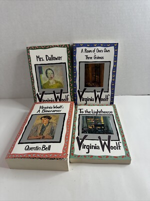 Virginia Woolf Stories (Lighthouse, Mrs Dalloway, Three Guineas) + A Biography