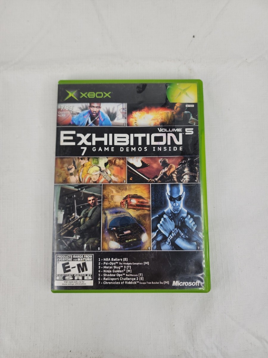 Microsoft XBox Exhibition Volume 5 Demo Disc Complete Manual 7