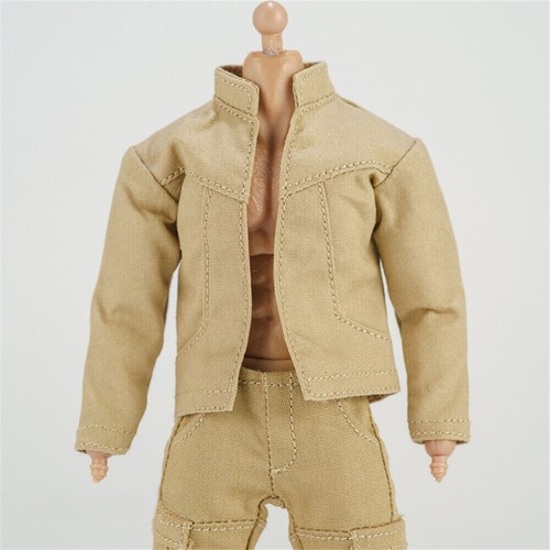 1 Stück 1:12 Scale Cargo Hose Jacke für 6" männliche Actionfigur Body Outfit Dekor - Bild 6 von 16