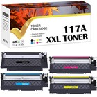 4x Toner XXL für HP 117A W2070A-W2073A Color Laser MFP 178 NWG MFP 179 FNG