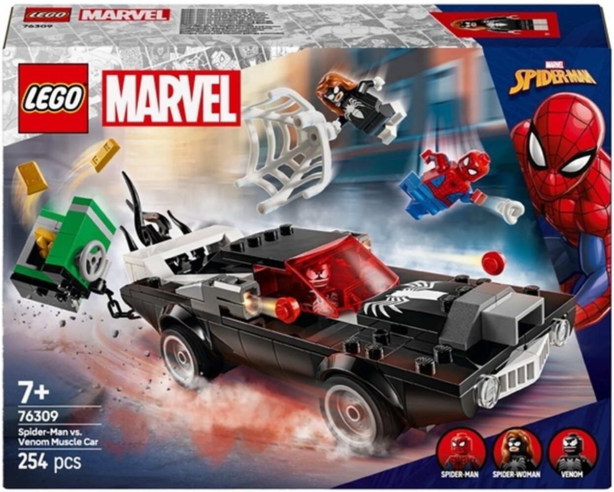 Regalo LEGO 76309 Spider-Man contro Venom | Gioco Creativo per Bambini
