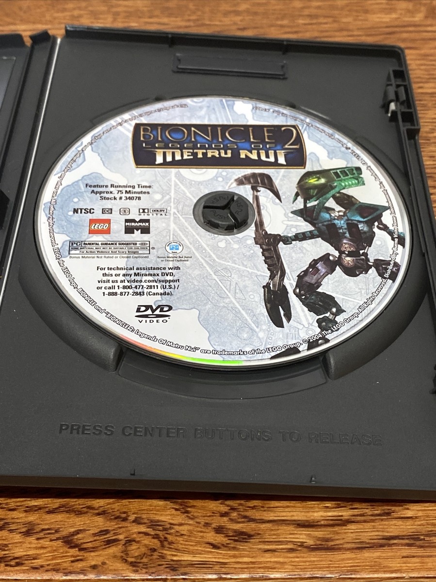 BIONICLE 2: Legends Of Metru Nui (DVD, 2004) 786936235876| eBay