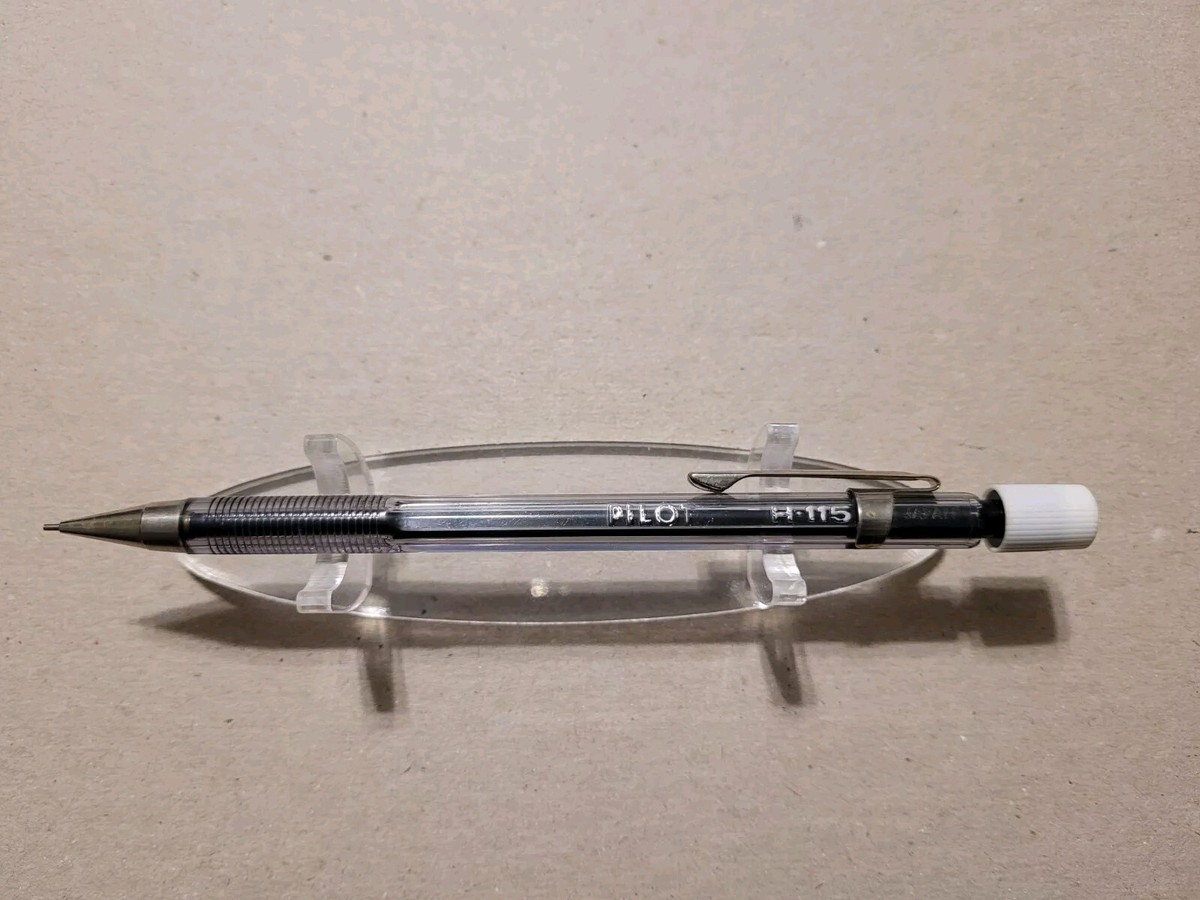 VINTAGE PILOT H-115 TRANSPARENT BLACK 0.5MM DRAFTING MECHANICAL