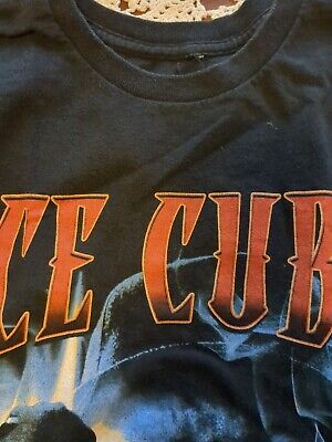 Ice Cube Graphic Men's T Shirt Size Large Solid Black 90's Ice Cube Graphic Men's T Shirt Size Large Solid Black 90's