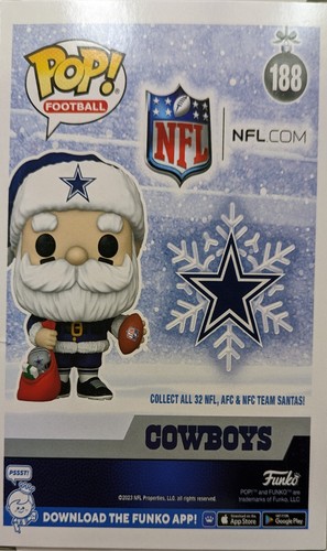 Fanatics Funko Pop Santa Christmas Vinyl Figure NFL Football Choose One - Picture 28 of 49