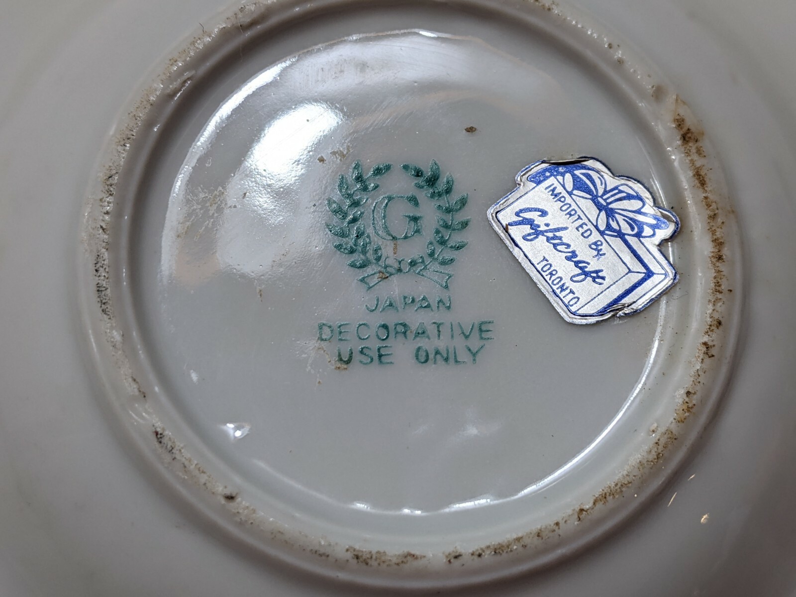 Vtg Ashtray Toronto Canada City Skyline Hall Tower Made in Japan