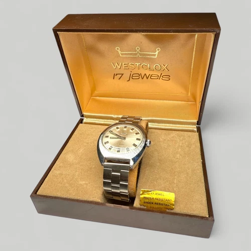 Vintage Westclox 17 Jewels Mechanical Watch – Swiss Made – Original Box