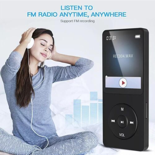 Soporte 128 GB Bluetooth MP4/MP3 Reproductor de Música Sin Pérdidas Radio FM Grabadora Deporte Reino Unido - Imagen 7 de 23