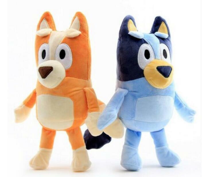 2PCS 28cm Bluey and Bingo Dog Friends Kids Plush Toy Cute Plush Birthday Gift
