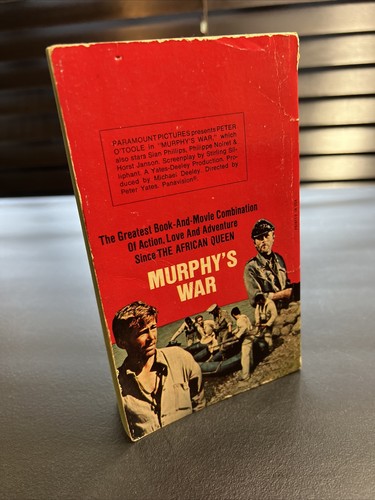 1971 MURPHY'S WAR Max Catto Movie Tie In Peter O'toole Dell Paperback 1st Print - Picture 5 of 10
