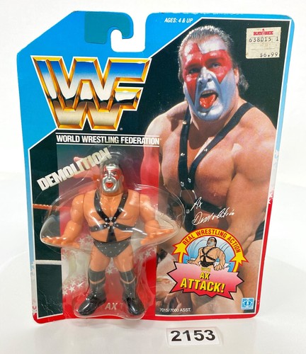 WWF wwe Vintage Wrestler Blue Card Series 1 Demoli...