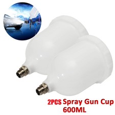 Spray Gun Pot 600ML Paint Cup Replace For Devilbiss GTI / TEKNA Pro Pri Guns Cup