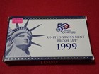 1999-S United States Clad Proof Set.  In Box of Issue.   9 Coin Set.    #MF-3821 — photo 1