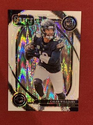 2024 Panini Select - Club Level Caleb Williams #216 White Shock Prizm /199 (RC)