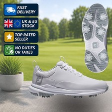 FootJoy Ladies Tour Rival Waterproof Wide Golf Shoes Spiked Comfort Lightweight