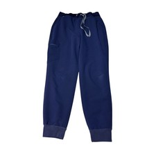Figs Technical Collection Zamora Jogger Scrub Pants Navy Blue Womens M W28 L28