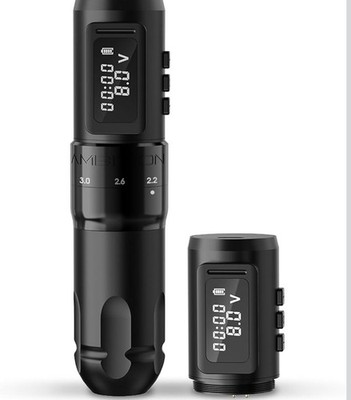 Ambition Mars-U Wireless Tattoo Machine Kit with Adjustable Stroke