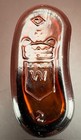 Two Vintage Decorative Amber Medicine Bottles- Crown Trademark &  Circle B — photo 6