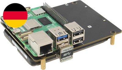 Geekworm X1100 2.5'' SATA HDD/SSD Shield for Raspberry Pi 5