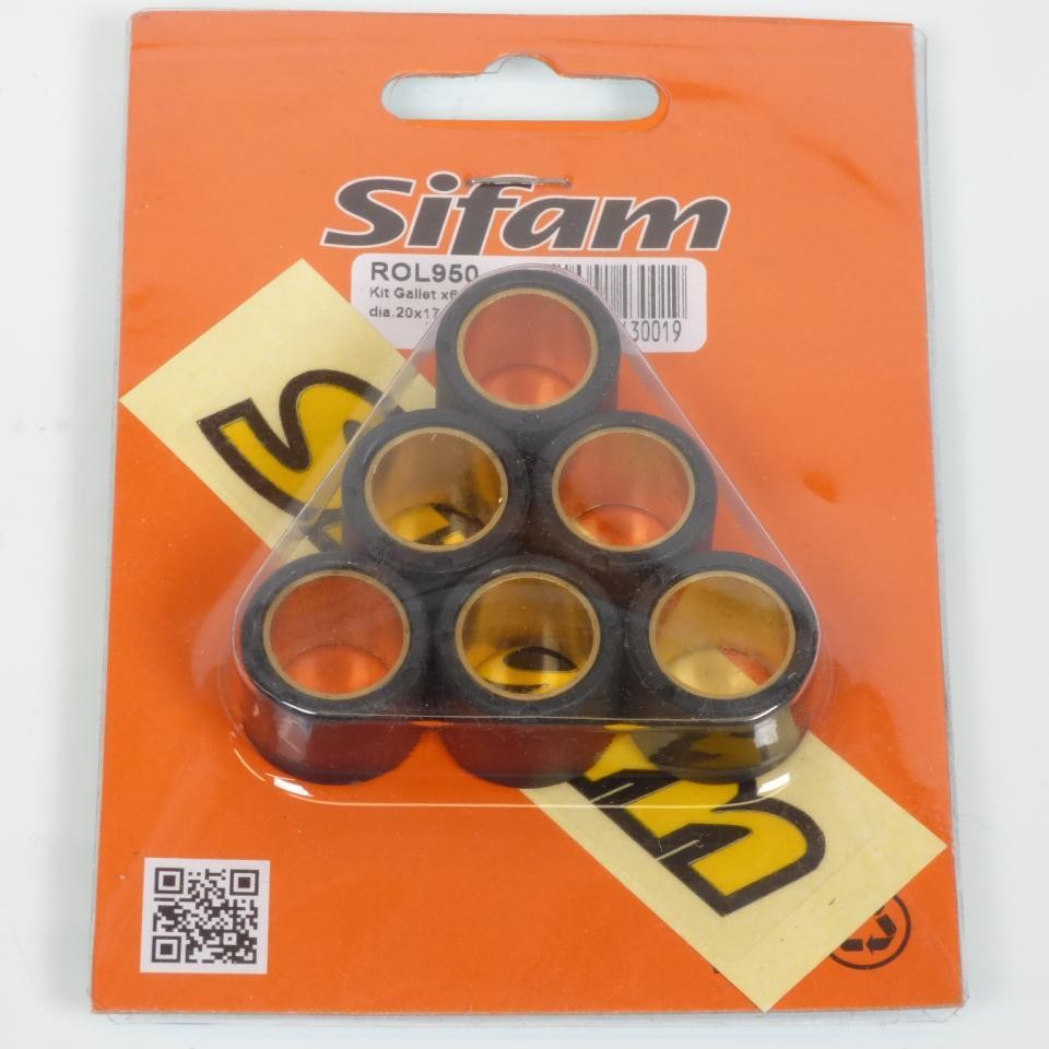 Galet rouleau de variateur Sifam scooter Aprilia 125 Leonardo 1997 1998 1999 2000