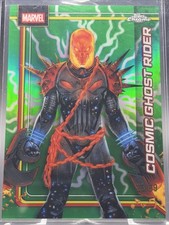 2026 Topps Chrome Marvel COSMIC GHOST RIDER #108 STORM'S GREEN LIGHTNING /99