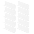  10 Pcs Regaltrenner Durchsichtig Schranktrenner Kleiderlagerstufer